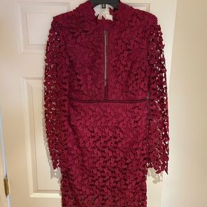 Bardot Burgundy Dress Size 8/M
